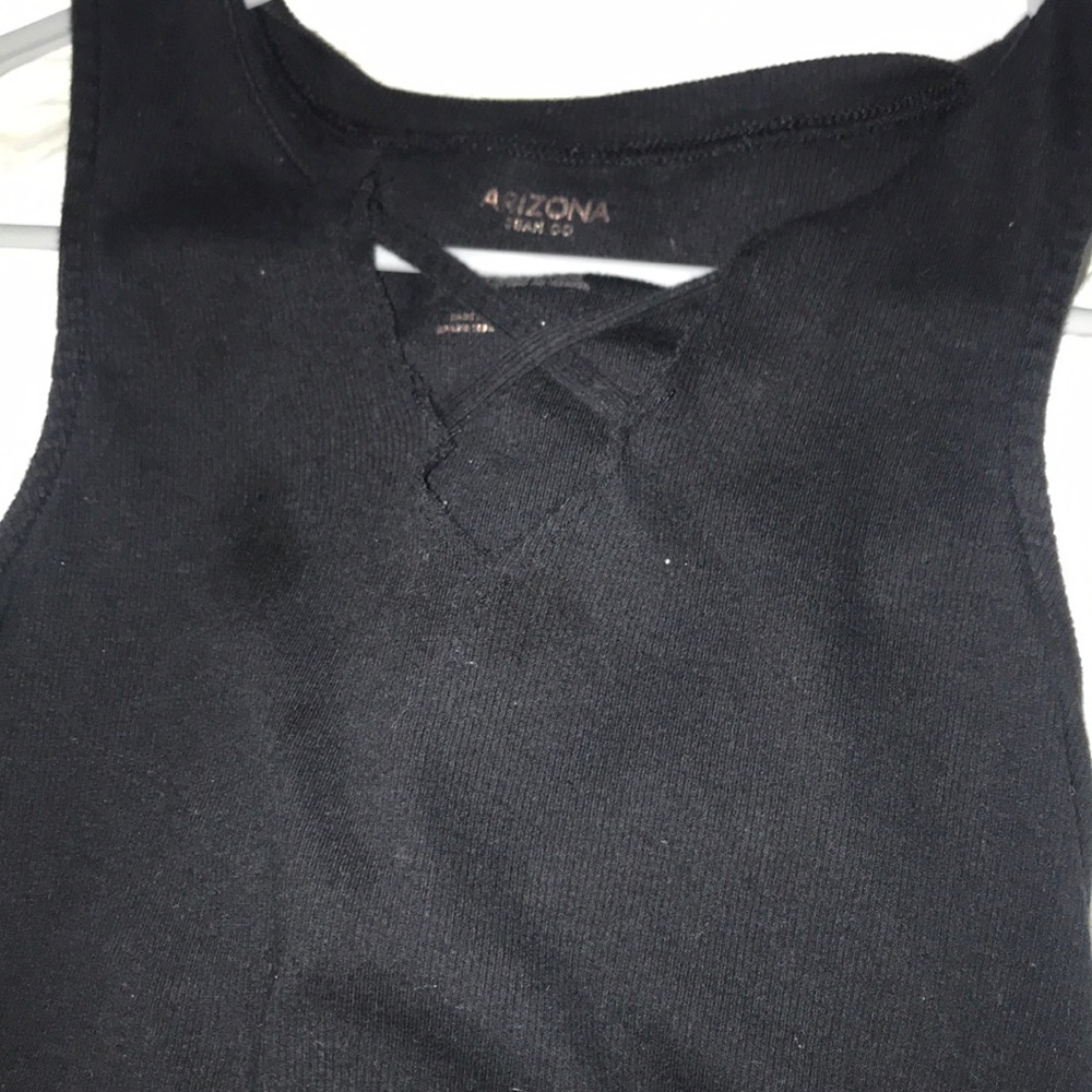 Black tank top